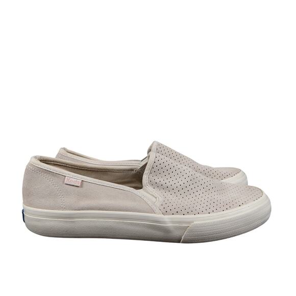 Keds Shoes Womens 7 Sneaker Double Decker Slip On Suede Casual Lifestyle Comfort - Picture 1 of 14